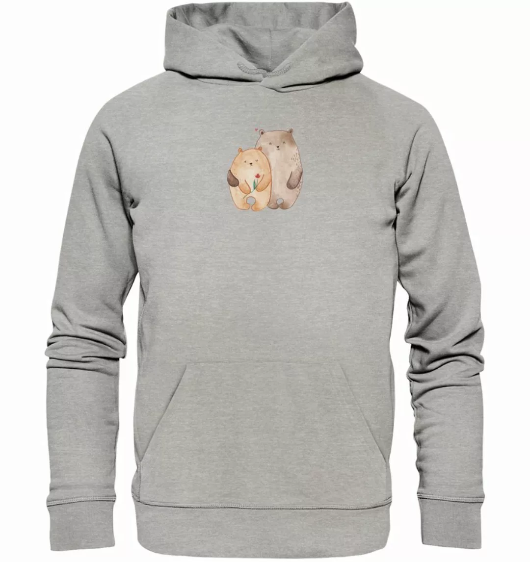 Mr. & Mrs. Panda Hoodie Bären Liebe Größe L - Heather Grey - Geschenk, Freu günstig online kaufen