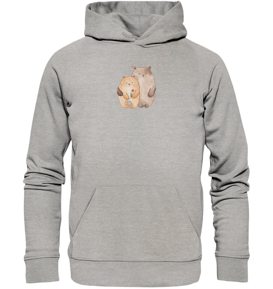 Mr. & Mrs. Panda Hoodie Größe XS Bären Liebe - Heather Grey - Geschenk, Par günstig online kaufen