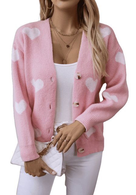 AUKUU Cardigan Damen Strickjackenmantel, Herbst- und Winterliebhaber locker günstig online kaufen