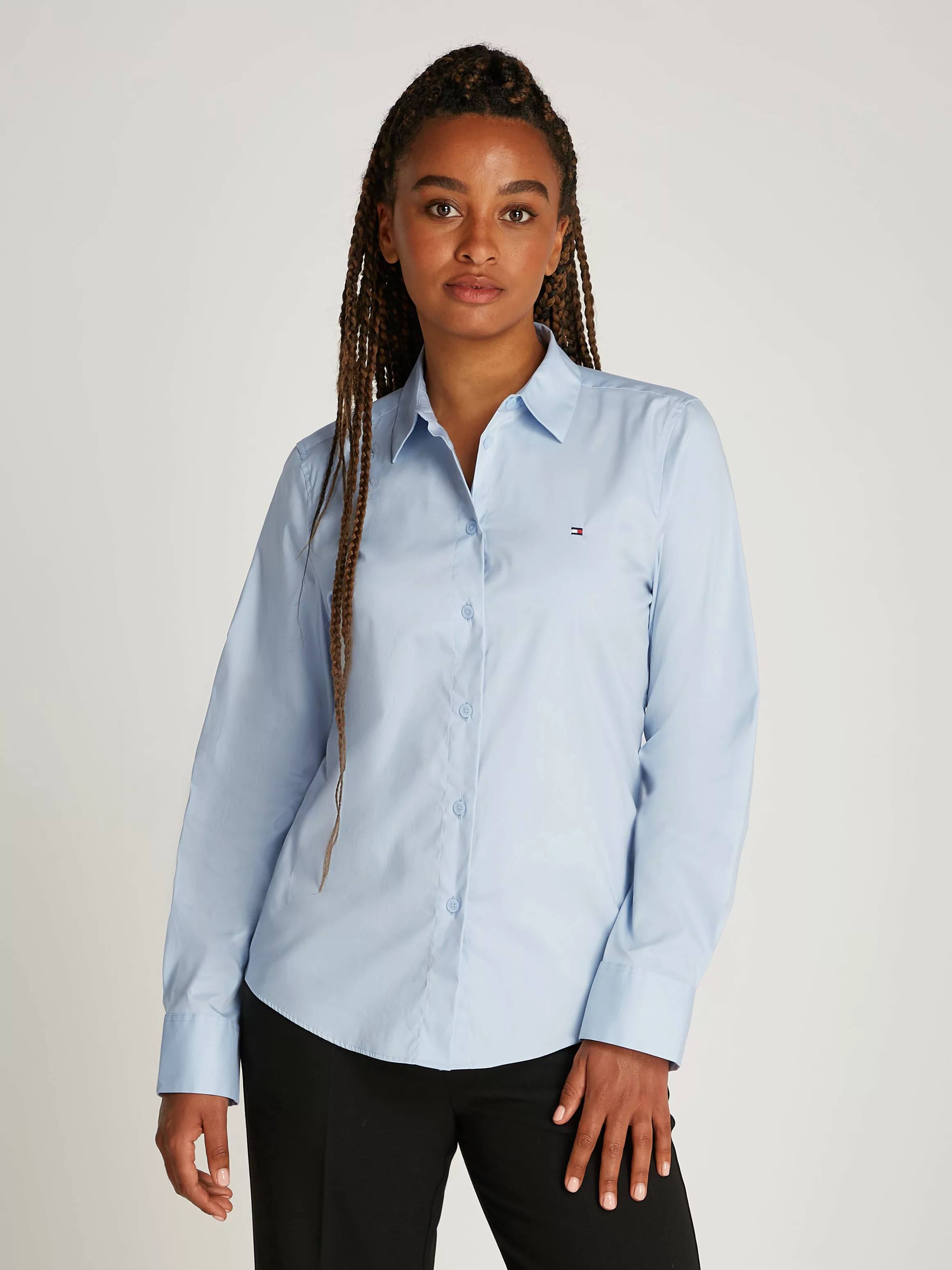 Tommy Hilfiger Hemdbluse "ESS POPLIN REGULAR SHIRT", im klassischen Stil günstig online kaufen