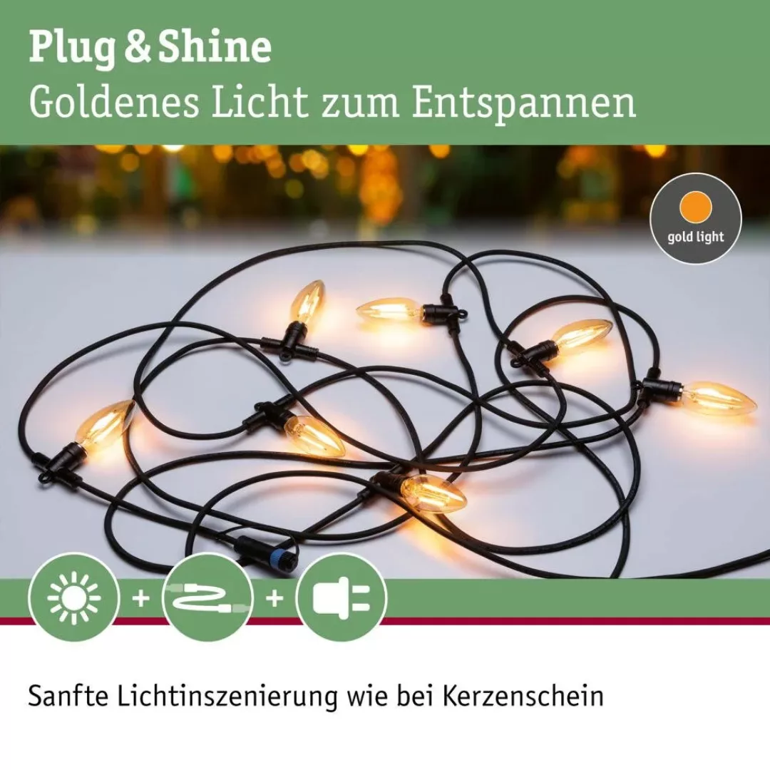Paulmann Plug & Shine LED-Lichterkette Kerze 7x2W günstig online kaufen