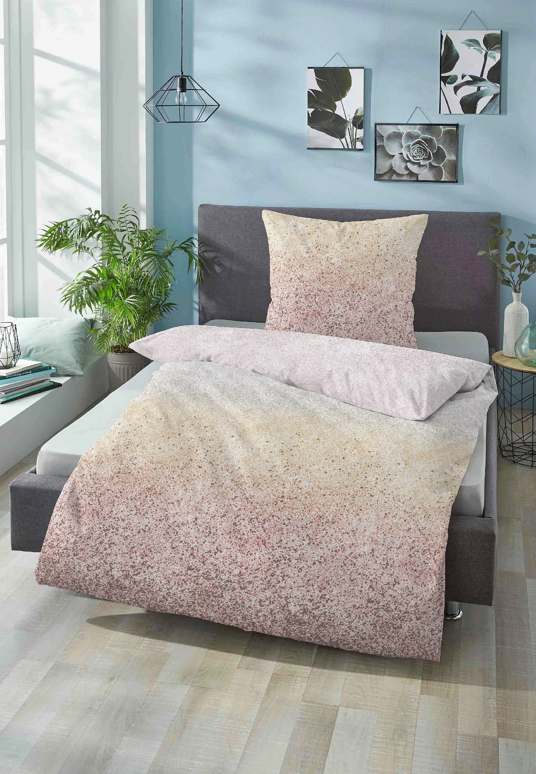 Biberna Bettwäsche Isabella, Mako-Satin, 2 teilig, günstig online kaufen
