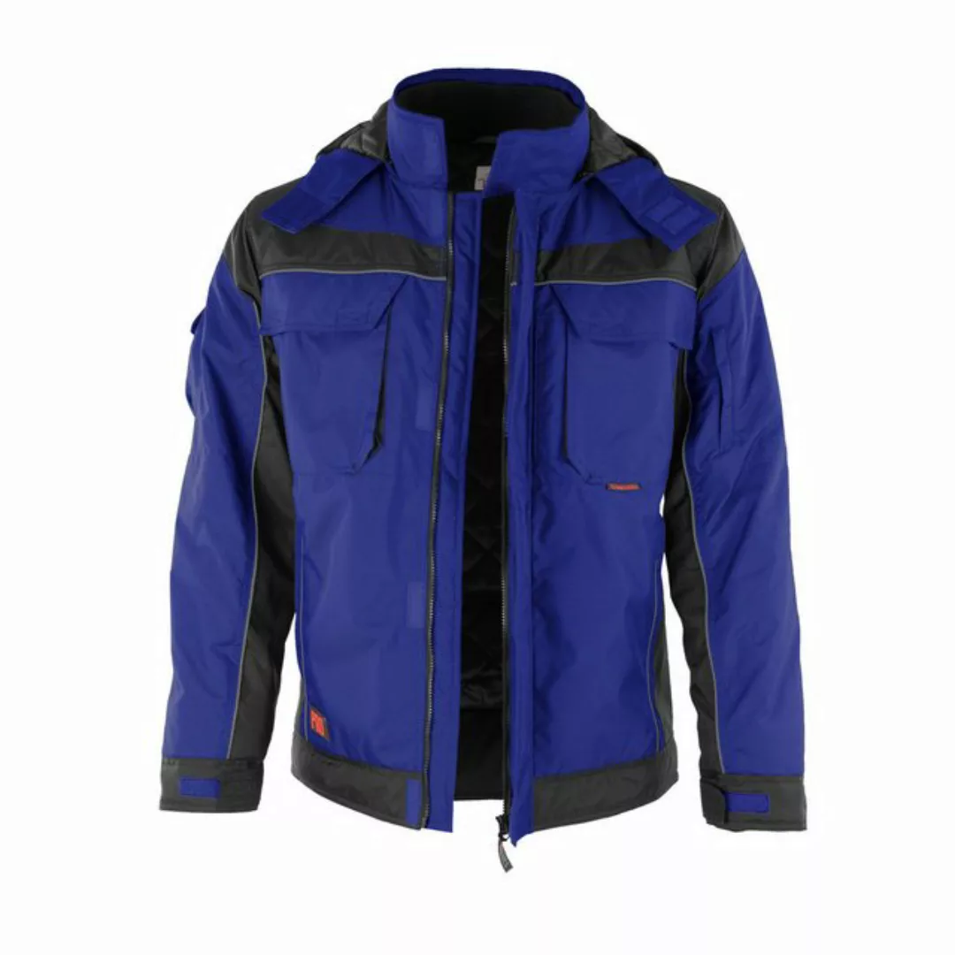 Qualitex Workwear Winterjacke Winterjacke "PRO" kornblau/schwarz, Gr. L günstig online kaufen