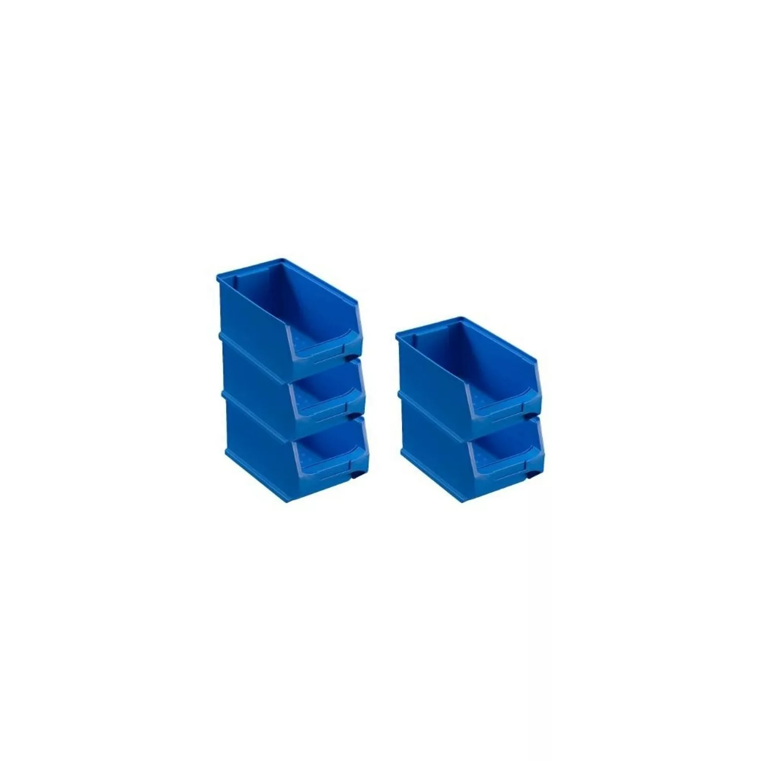 PROREGAL SparSet 5x Blaue Sichtlagerbox 3,0 HxBxT 12,5 x 14,5 x 235 cm 2,8 günstig online kaufen