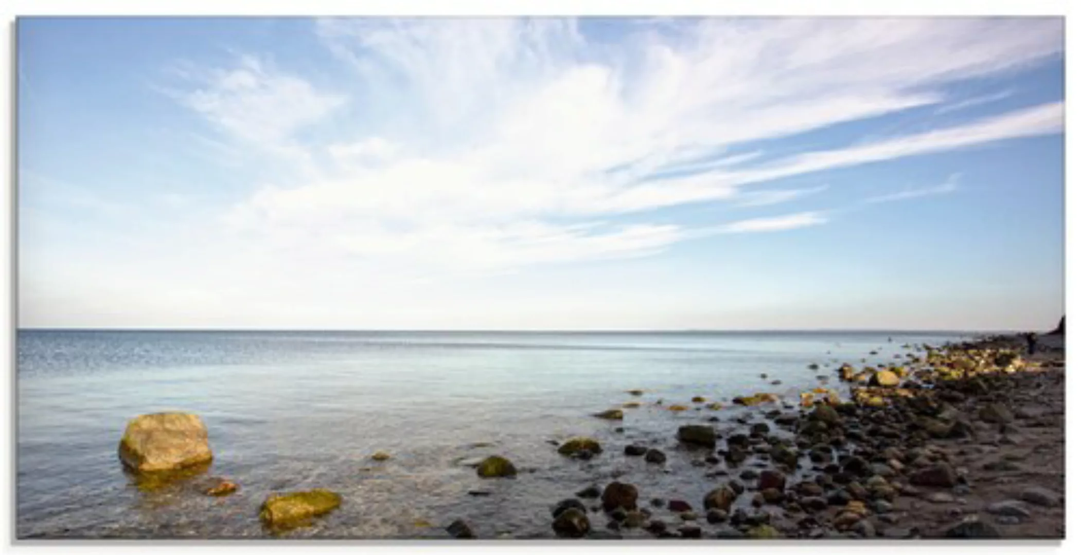 Artland Glasbild "Brodtener Ufer", Strand, (1 St.), in verschiedenen Größen günstig online kaufen