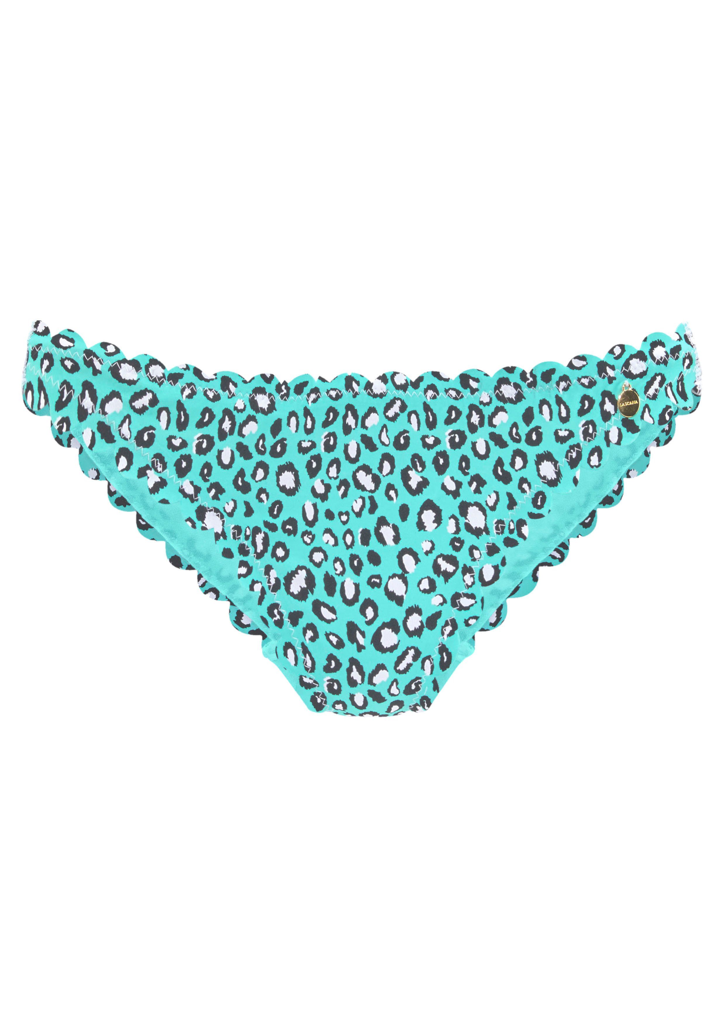 LASCANA Triangel-Bikini-Top Mae, farbenfroher Animalprint, herausnehmbare günstig online kaufen