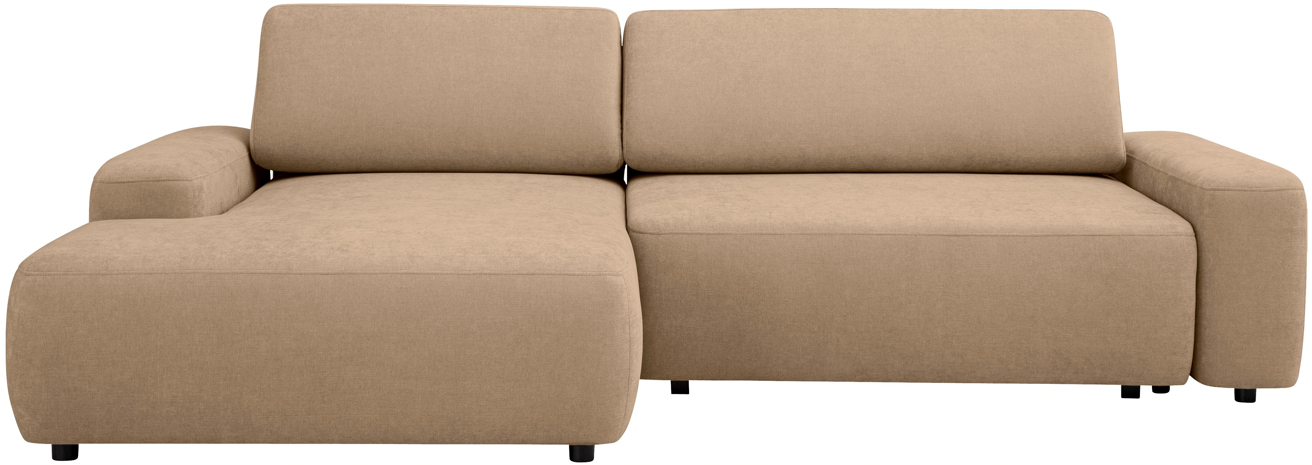 INOSIGN Ecksofa »TORGE (264cm), Schlafsofa in Cord, Samtvelours o Struktur günstig online kaufen