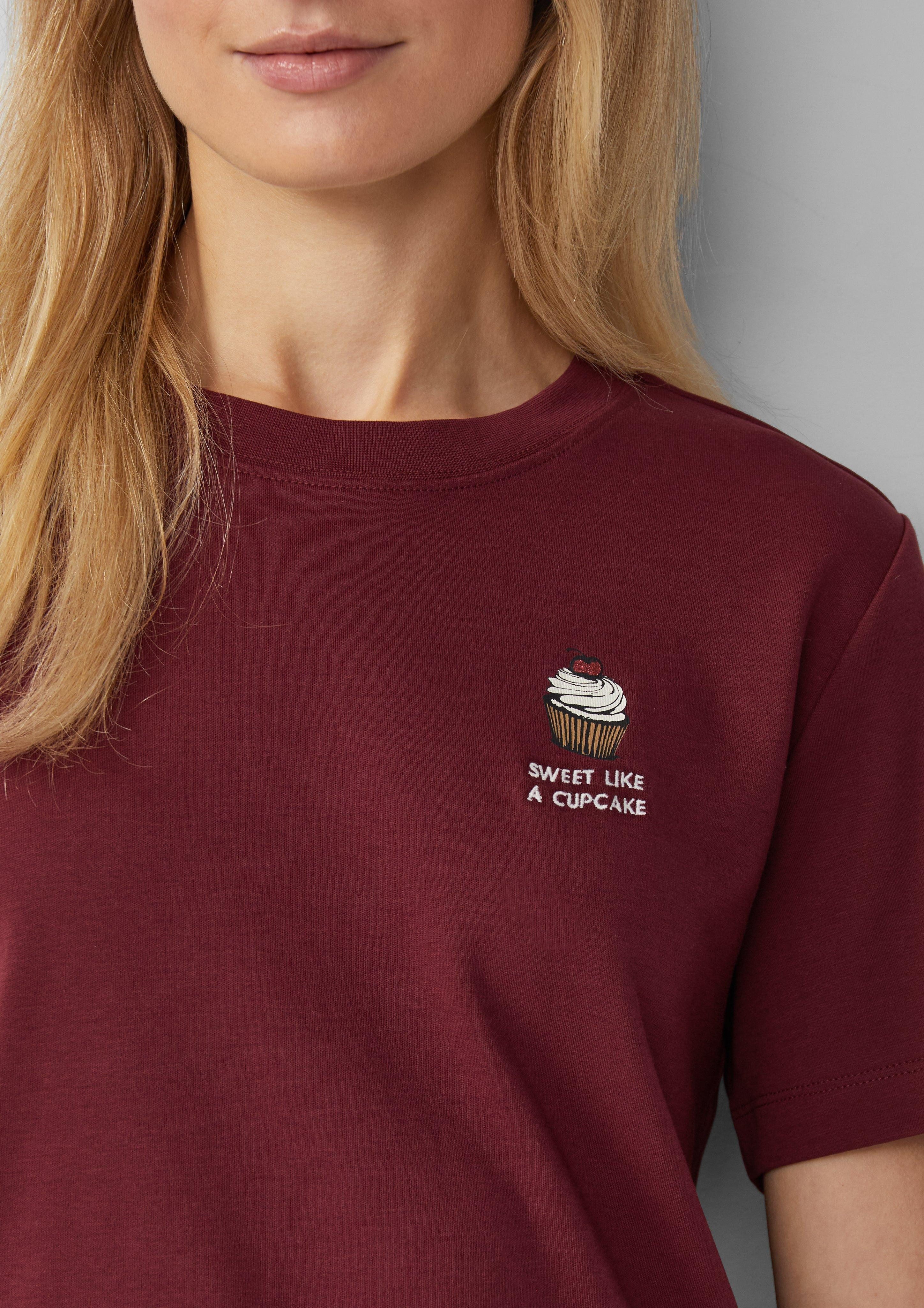 s.Oliver Kurzarmshirt T-Shirt aus Interlockjersey mit günstig online kaufen