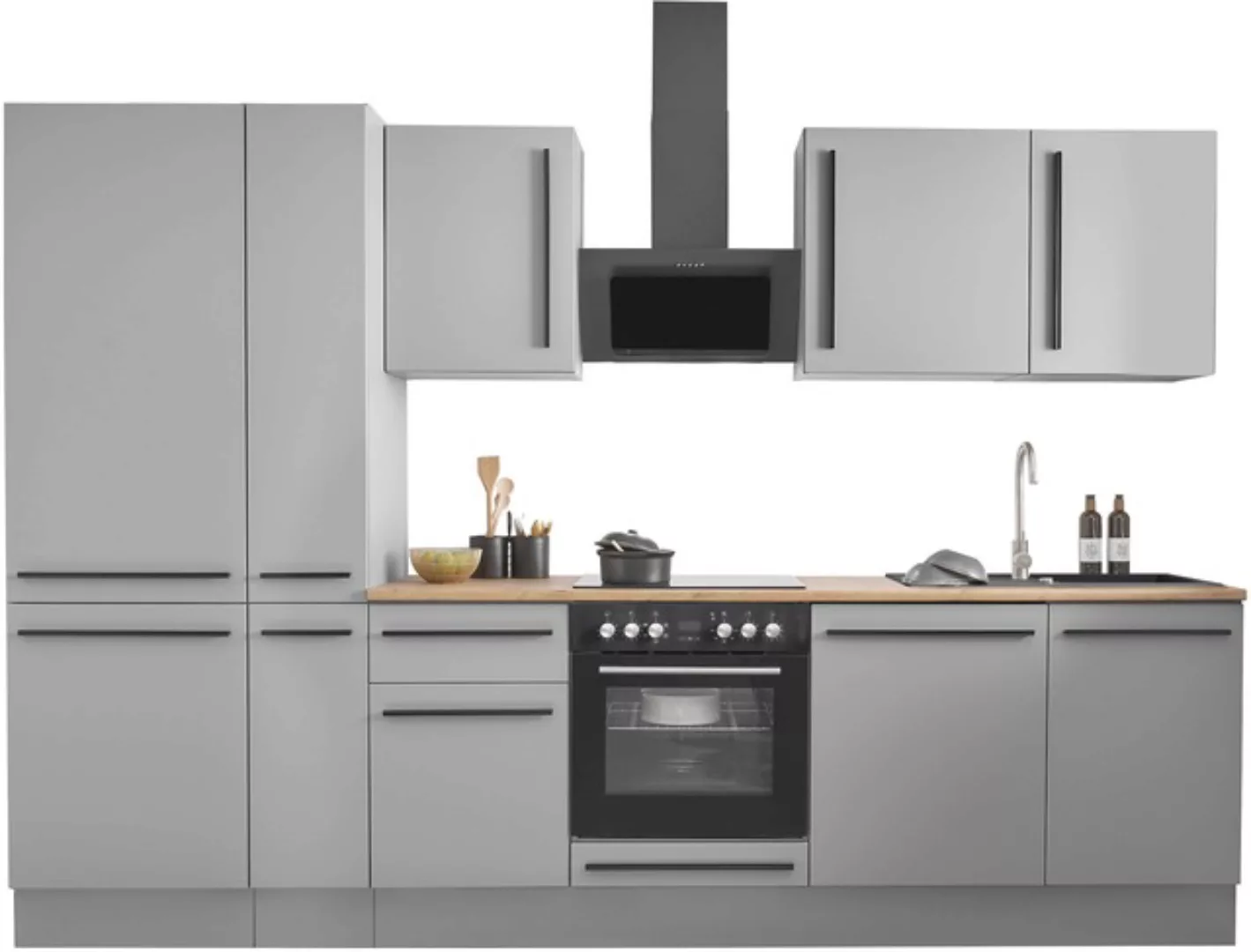 BASIC by Balculina Küchenzeile »Denver, Küche BxHxT 310 x 211 x 60«, Breite günstig online kaufen