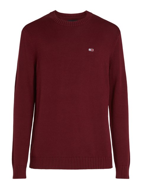 Tommy Jeans Strickpullover TJM SLIM ESSNTLS C-NECK SWEATER mit Markenlogo a günstig online kaufen