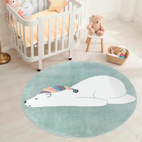 Carpet City Kinderteppich »ANIME921«, rund, Kinderzimmer Teppich Modern mit günstig online kaufen