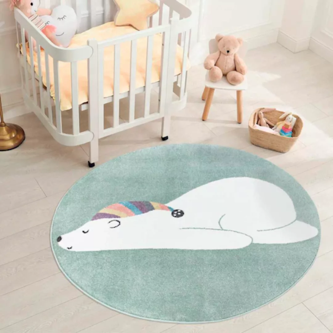 Carpet City Kinderteppich »ANIME921«, rund, Kinderzimmer Teppich Modern mit günstig online kaufen