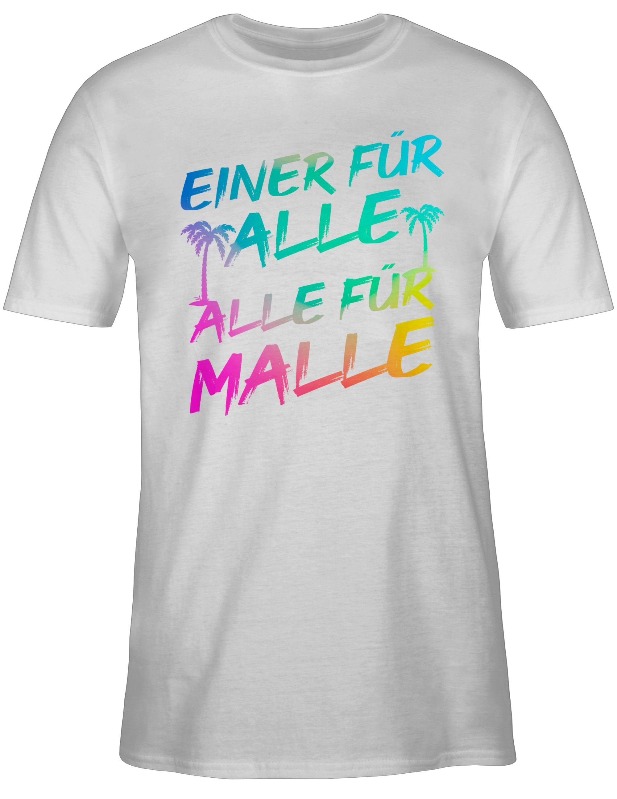 Shirtracer T-Shirt Einer für alle Alle günstig online kaufen