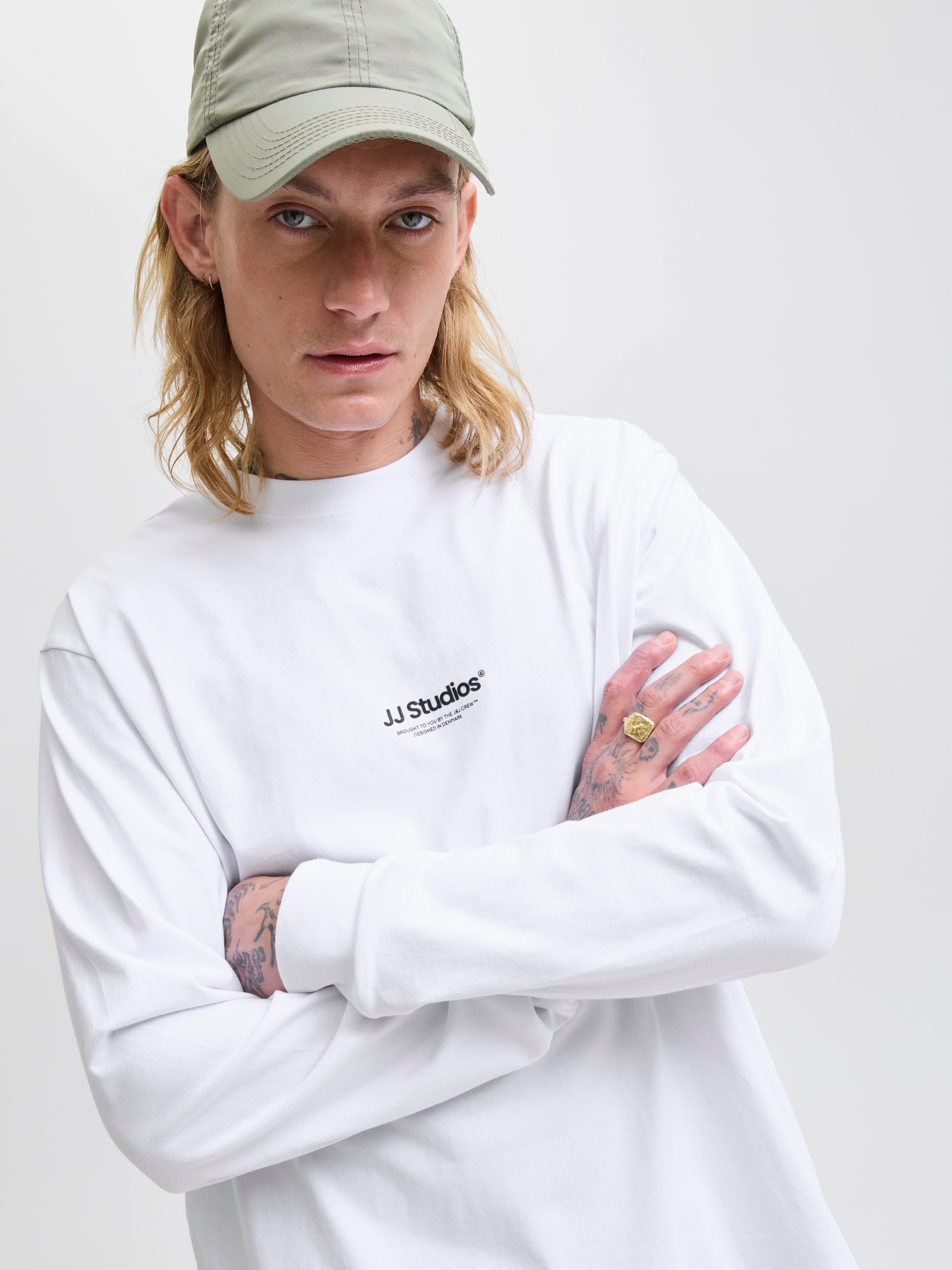 Jack & Jones Herren Langarmshirt JJESOHO TEE LS CREW NECK - Relaxed Fit günstig online kaufen