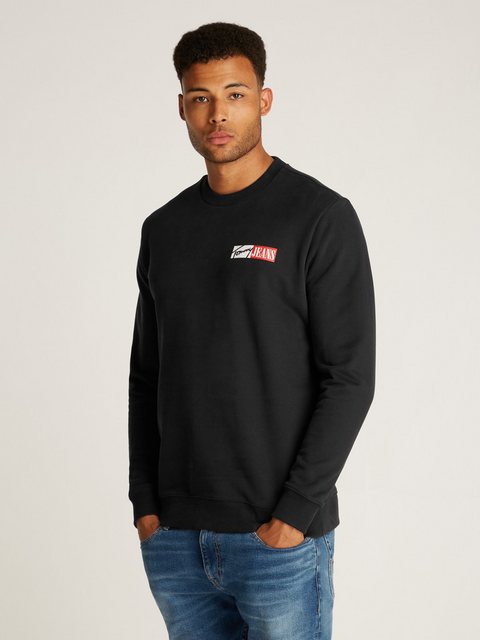 Tommy Jeans Sweatshirt TJM REG ENTRY GRAPHIC CREW EXT mit Logo günstig online kaufen