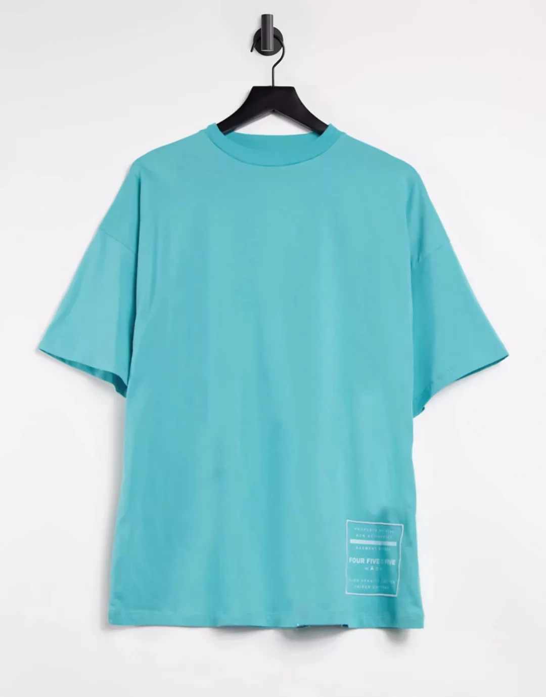 ASOS 4505 – Oversize-T-Shirt mit Logo-Aufdruck-Grün günstig online kaufen