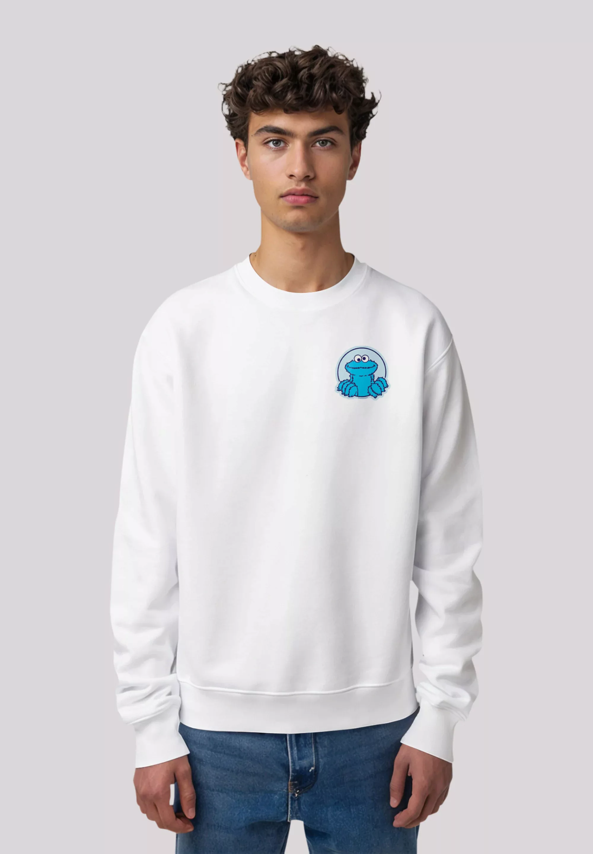 F4NT4STIC Sweatshirt "Sesamstraße Cookie Lookin", Premium Qualität,Nostalgi günstig online kaufen