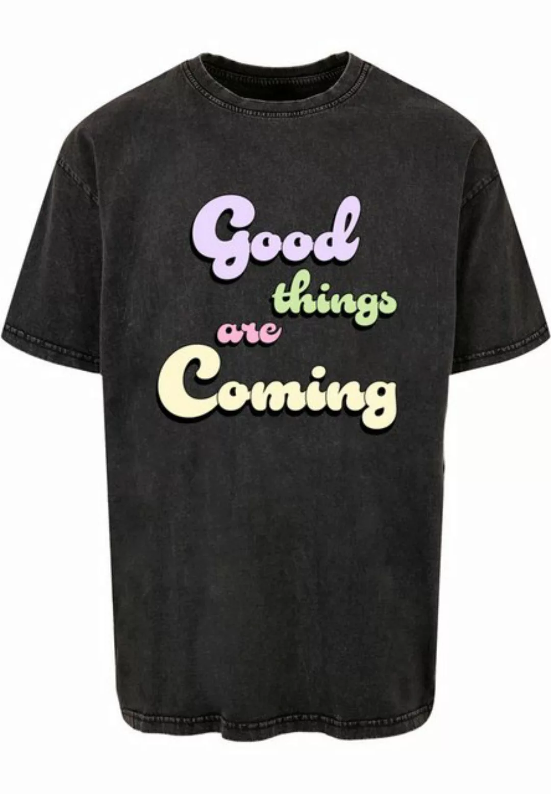 Merchcode T-Shirt Merchcode Herren Good Things Acid Washed Heavy Oversized günstig online kaufen