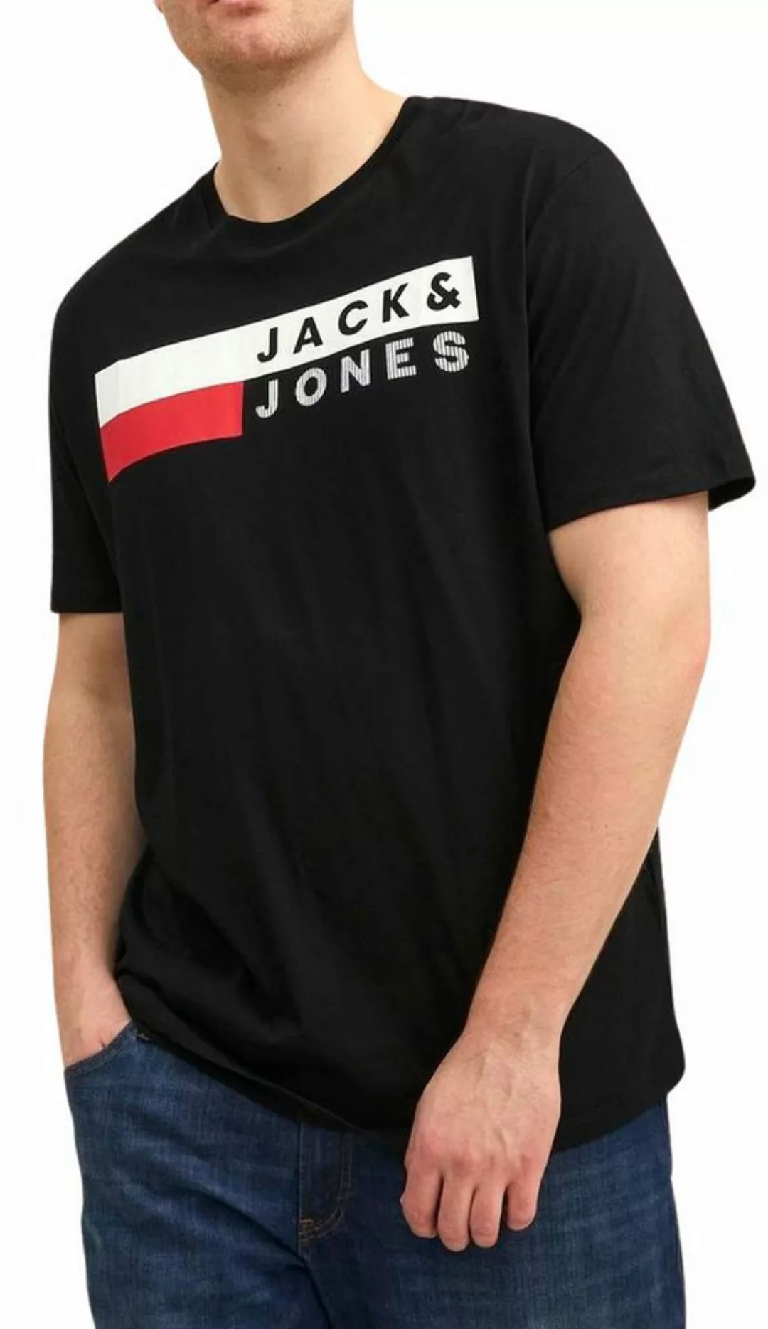 Jack & Jones Plus Print-Shirt Big Size Übergrößen T-Shirt günstig online kaufen