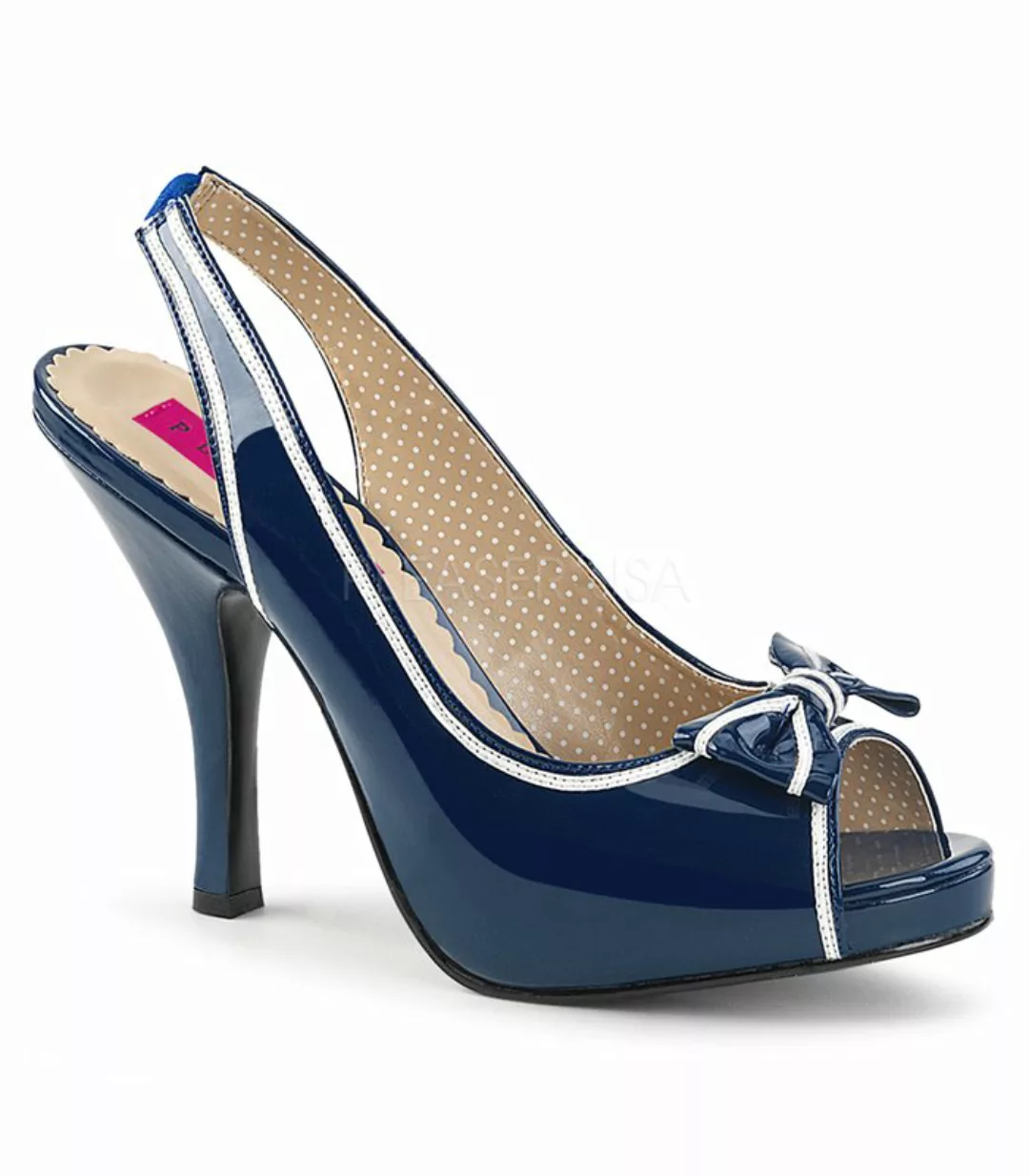 Peeptoes PINUP-10 - Blau (Schuhgröße: EUR 42) günstig online kaufen