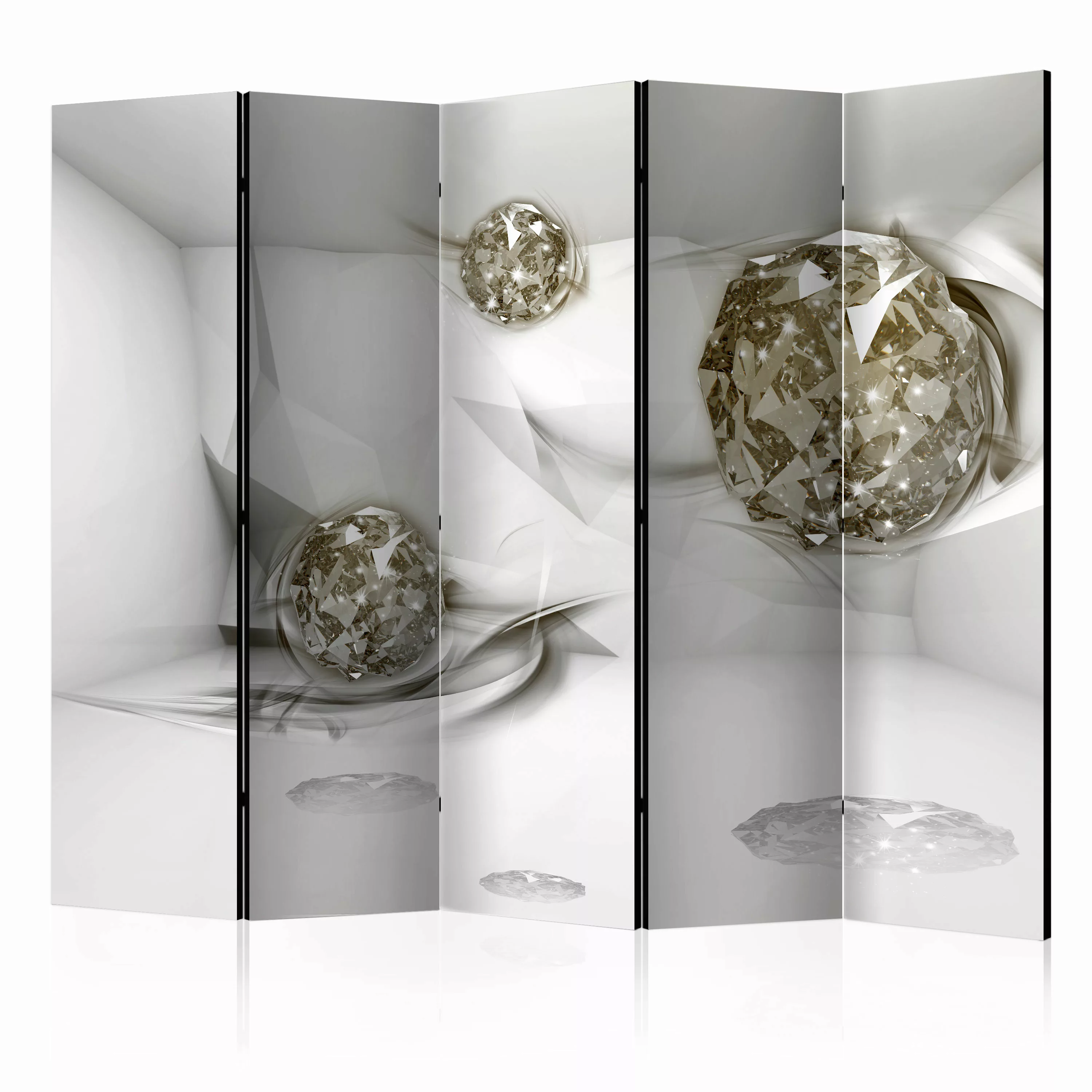 5-teiliges Paravent - Abstract Diamonds Ii [room Dividers] günstig online kaufen