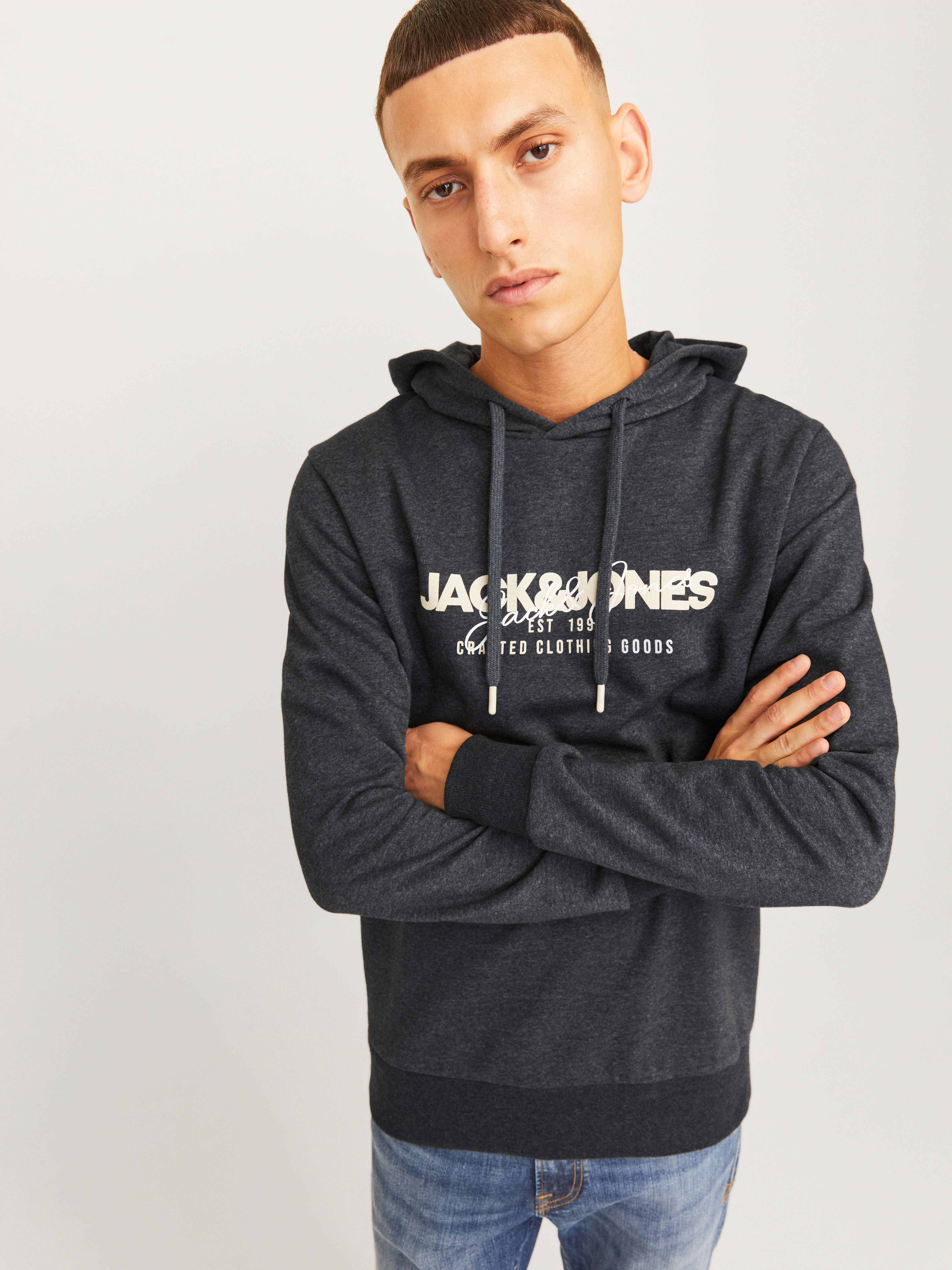 Jack & Jones Kapuzensweatshirt JJALVIS SWEAT HOOD günstig online kaufen