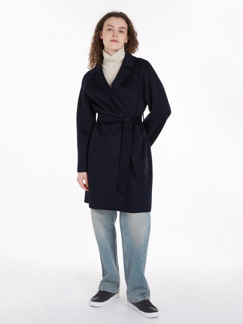 Tommy Hilfiger Kurzmantel REG DF WOOL BELTED COAT mit Gürtel günstig online kaufen