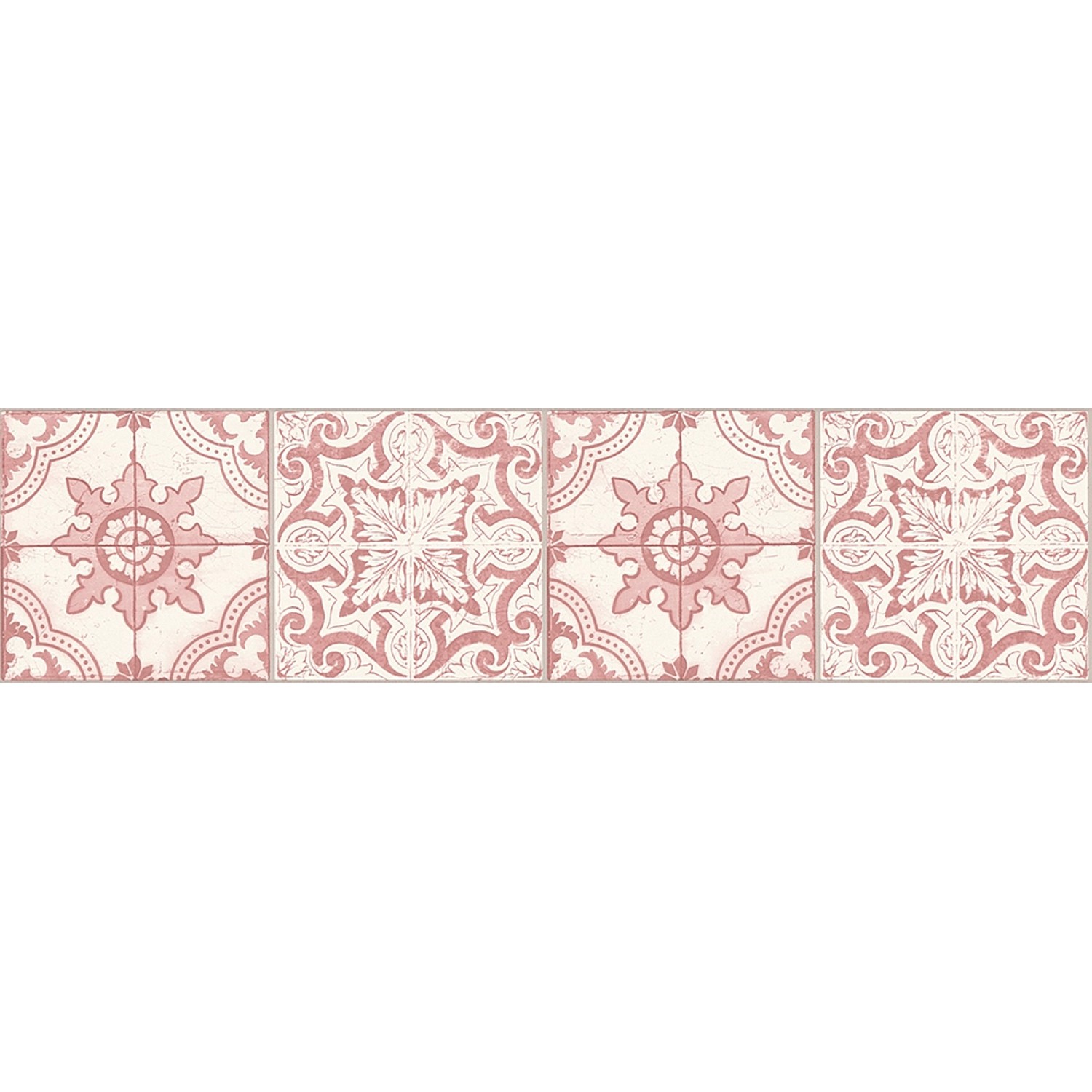 A.S. Création Borte selbstklebend Fliese 5 m x 13 cm Rot-Weiß günstig online kaufen