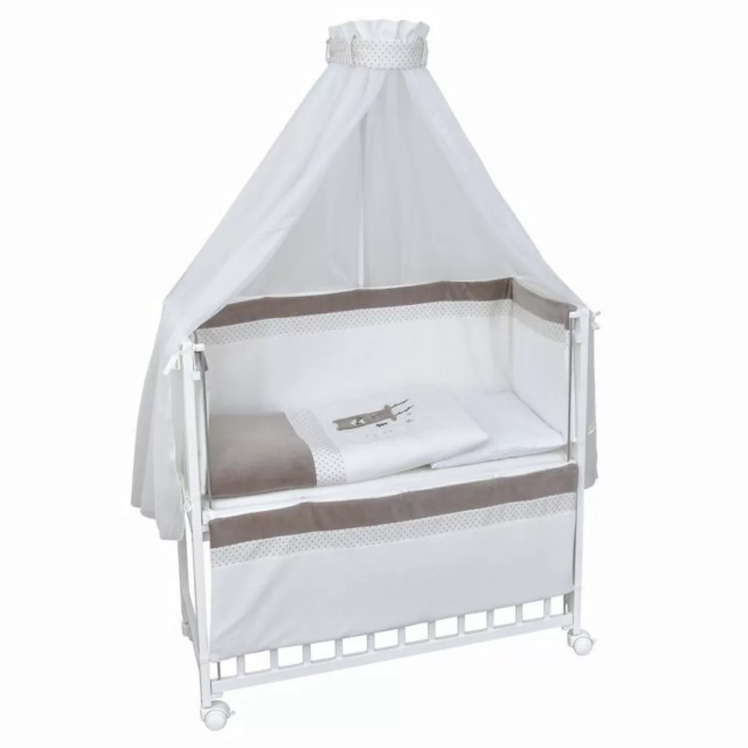 Baby-Delux Beistellbett Babybett Woodland, Stillbett 90x40 weiß höhenverste günstig online kaufen