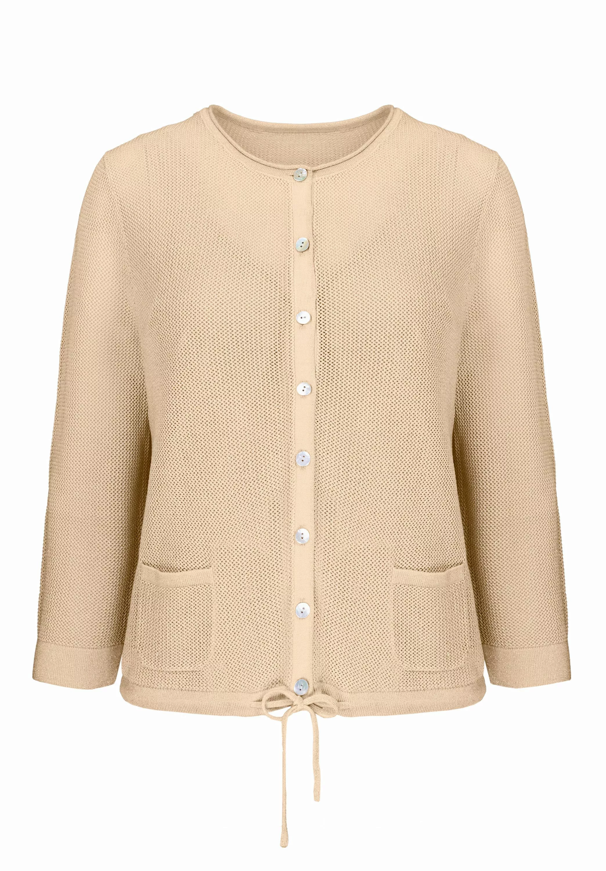 bianca Strickjacke RENE in modischer Lochstrickoptik günstig online kaufen