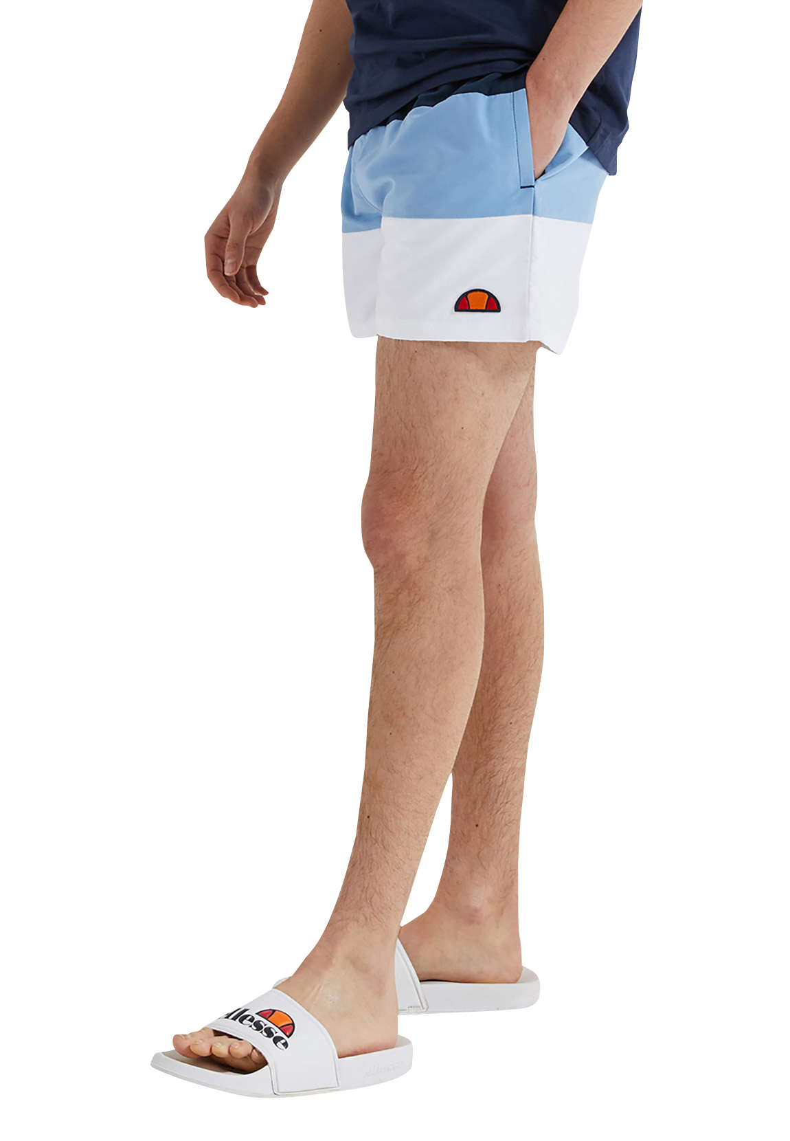 Ellesse Herren Badehose CIELO SWIM SHORT Navy Blue Blau Weiß günstig online kaufen