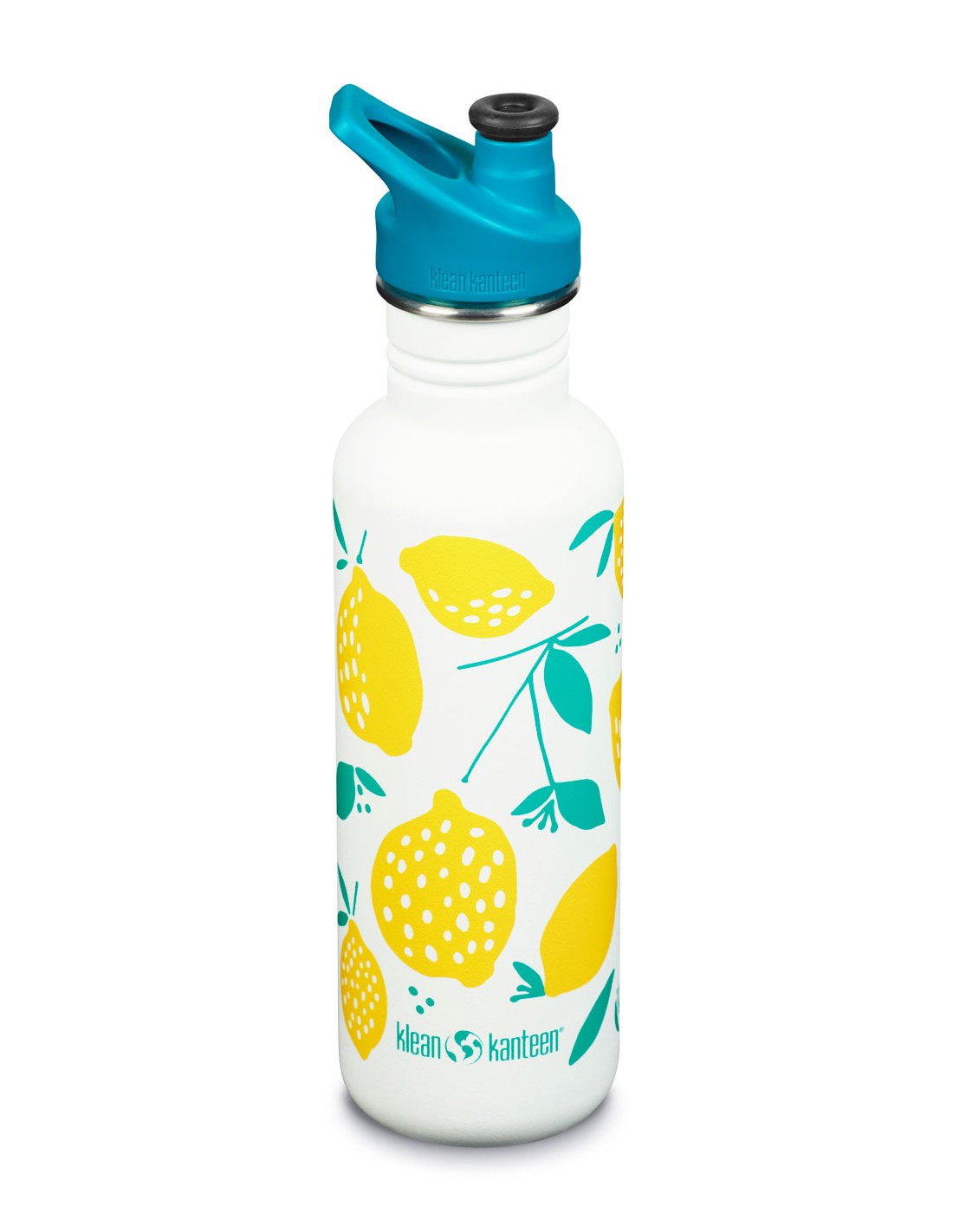 Klean Kanteen Edelstahl Trinkflasche Classic 800ml Sport Cap, lemons Trinkf günstig online kaufen