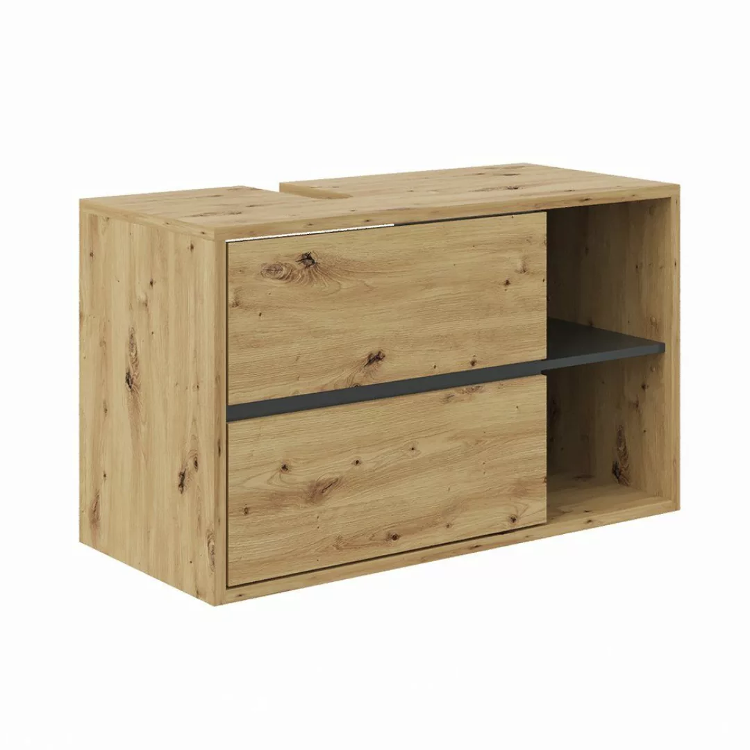 Vicco Waschbeckenunterschrank Viola, Artisan-Eiche/Anthrazit, 100 x günstig online kaufen