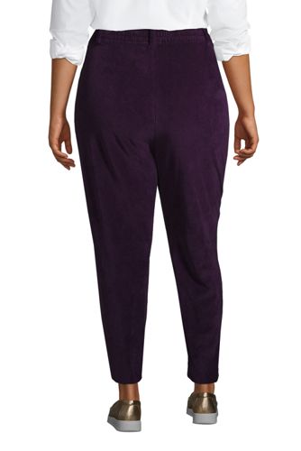 Cordhose mit Dehnbund, Tapered Fit, SPORT KNIT in großen Größen, Damen, Grö günstig online kaufen