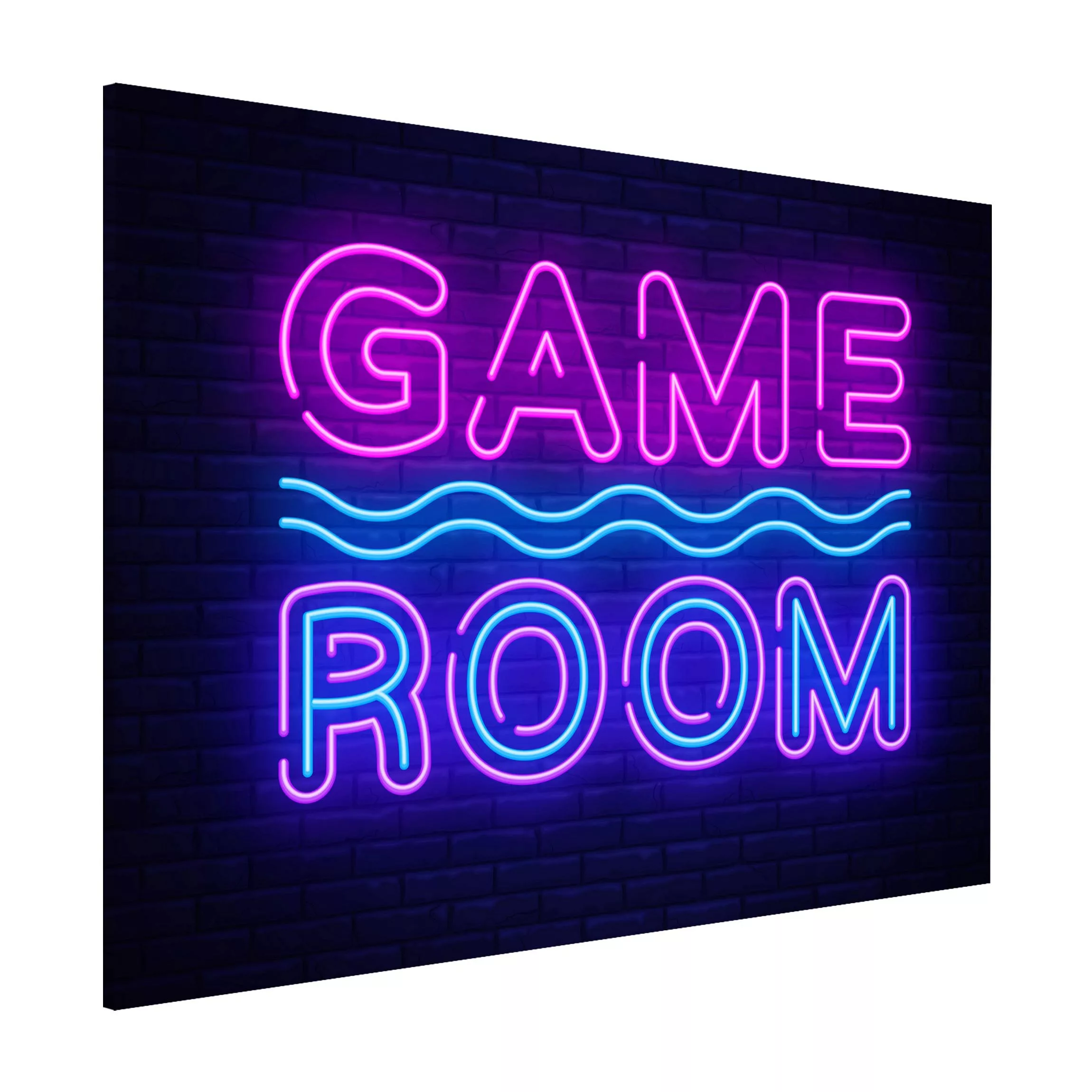 Magnettafel Neon Text Game Room günstig online kaufen