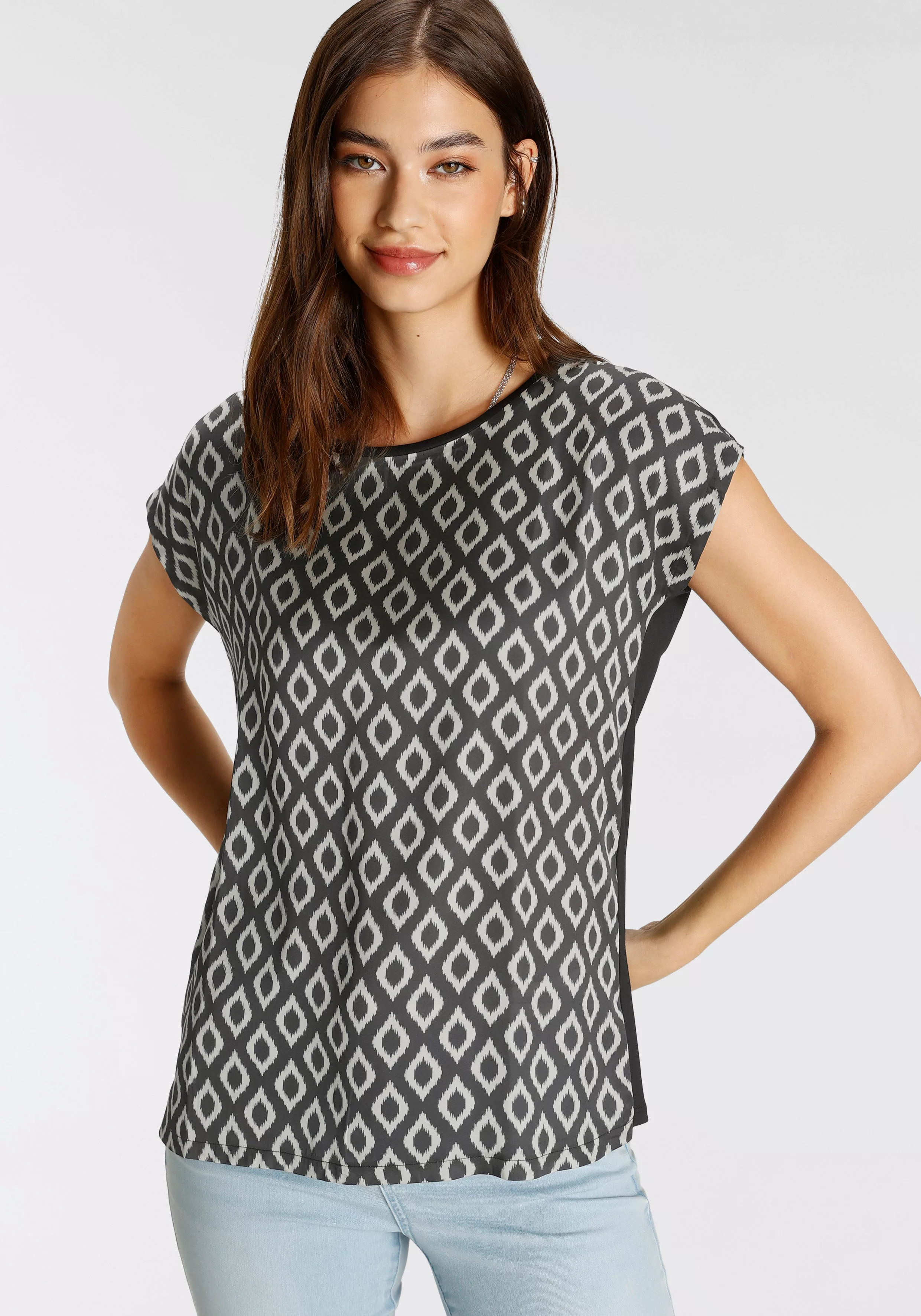 Tamaris Shirtbluse mit trendigem Print günstig online kaufen