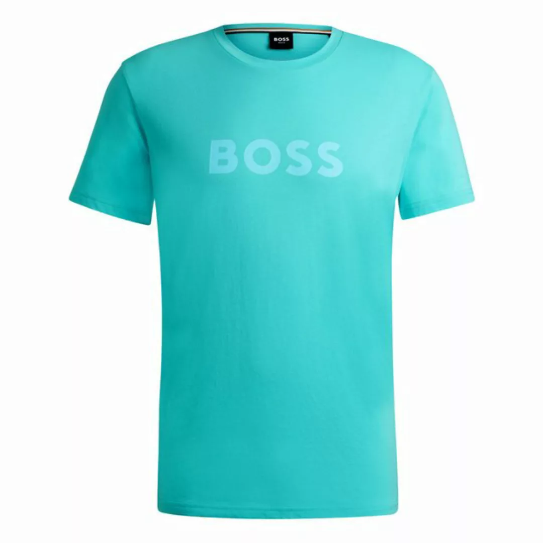 BOSS T-Shirt T-Shirt RN mit großem Markenprint auf der Brust günstig online kaufen