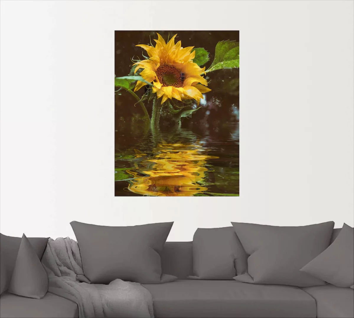 Artland Wandbild "Sonnenblume", Blumen, (1 St.), als Alubild, Outdoorbild, günstig online kaufen