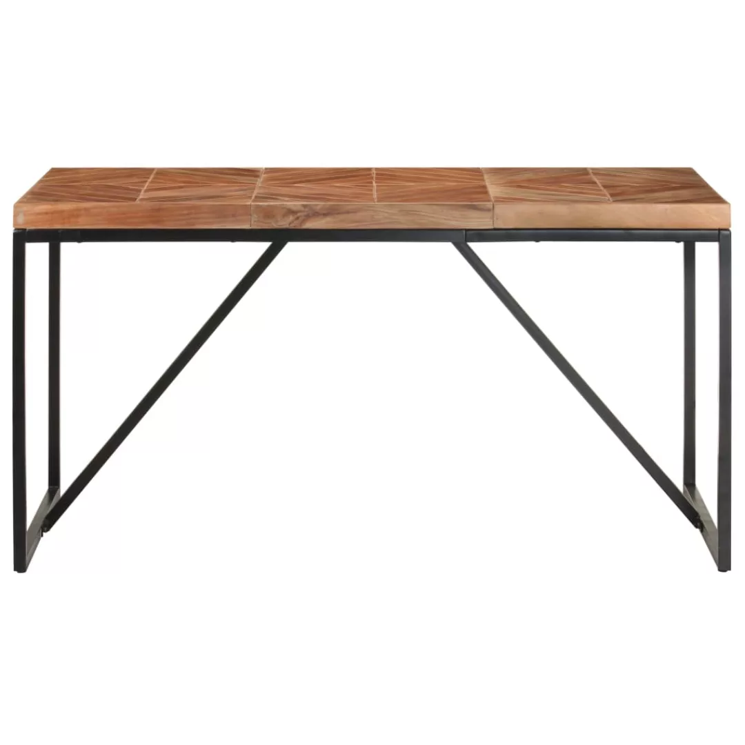 Esstisch 140x70x76 Cm Massivholz Akazie Und Mango günstig online kaufen