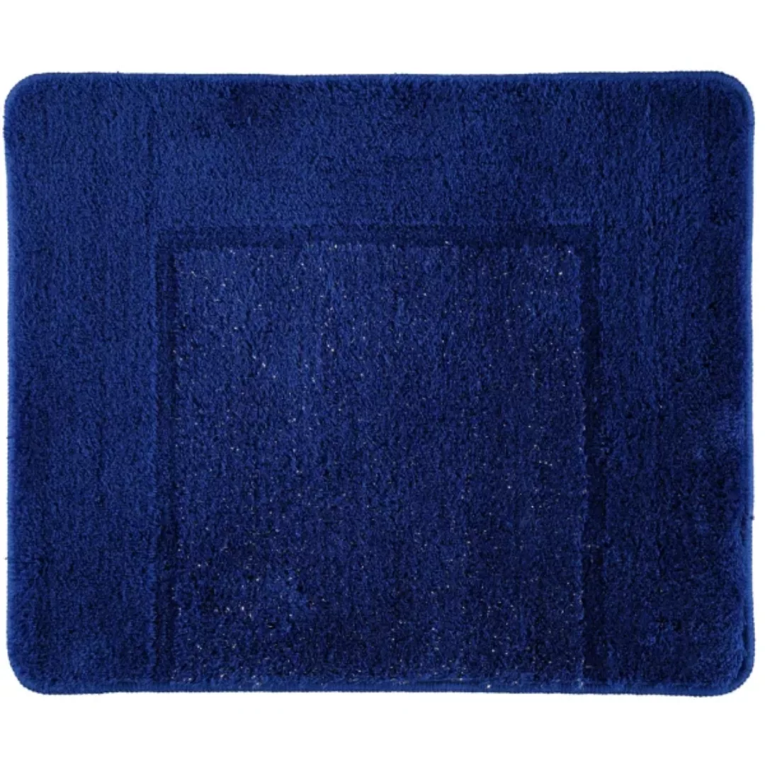 Rhomtuft RHOMY - Badteppich Versailles 255 - Farbe: royalblau/lurex - 408 - günstig online kaufen