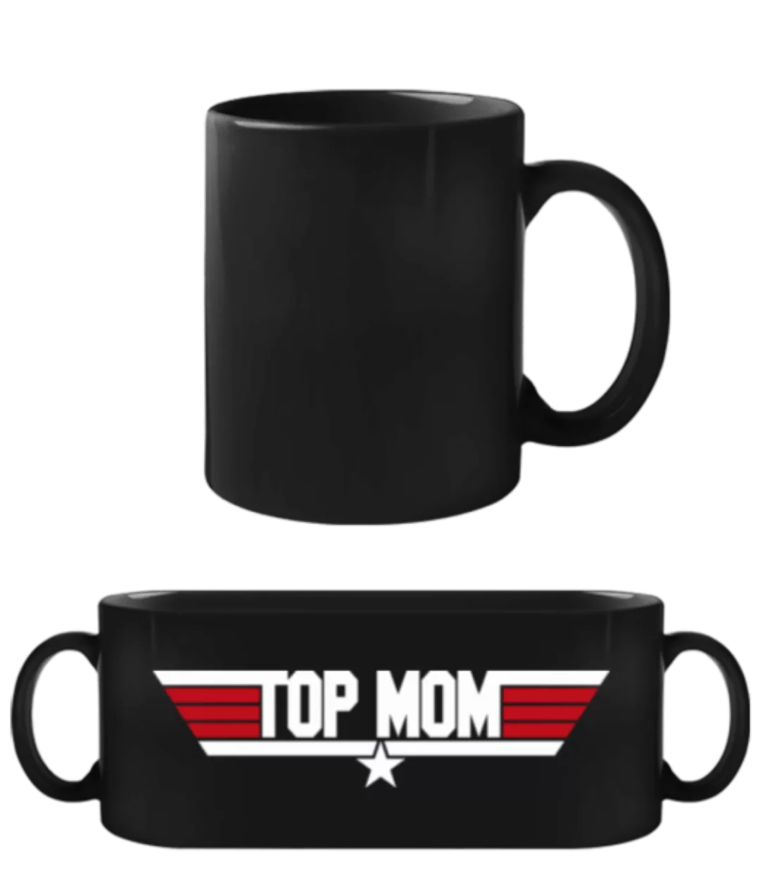 Top Mom · Schwarze Tasse günstig online kaufen