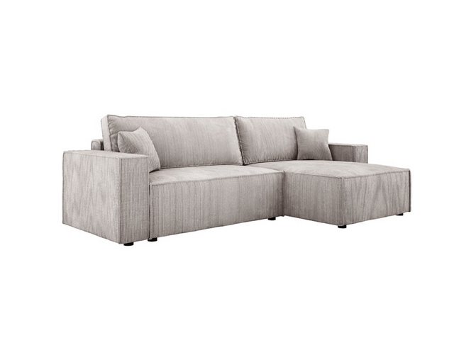 Luxusbetten24 Ecksofa Sofa Velanova, mit Schlaffunktion und Stauraum günstig online kaufen