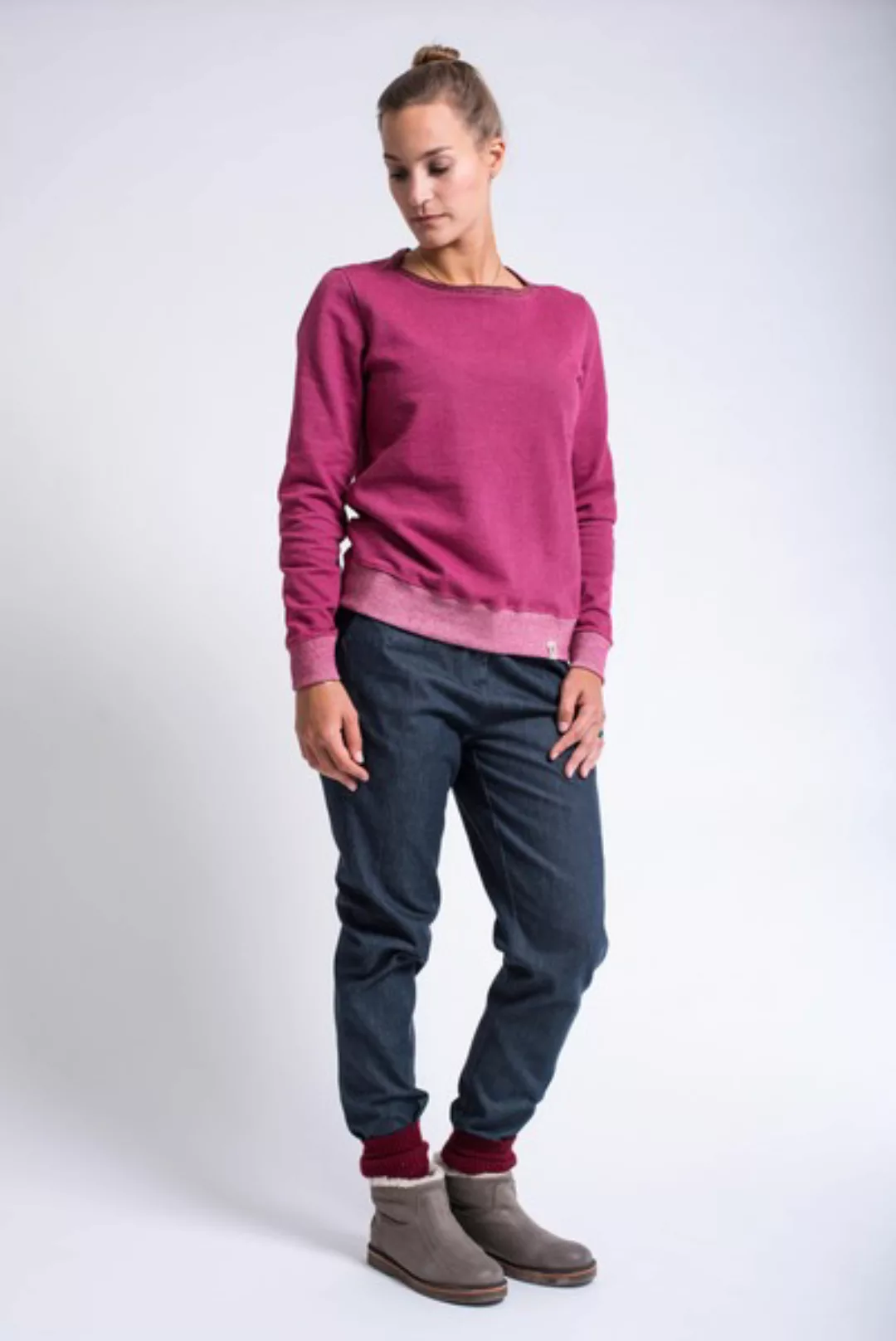 Damen Sweatshirt Asti Aus Biobaumwolle (Kba) günstig online kaufen