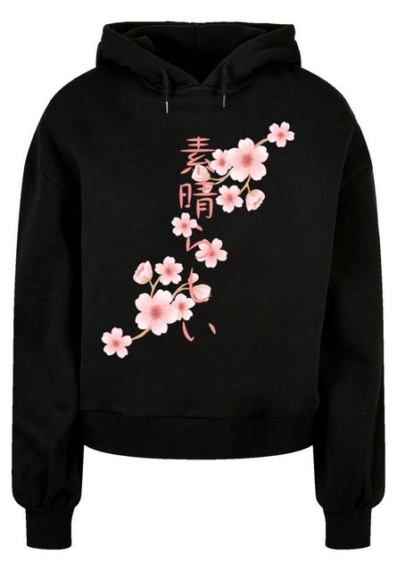 F4NT4STIC Kapuzenpullover Kirschblüten Asien Print günstig online kaufen