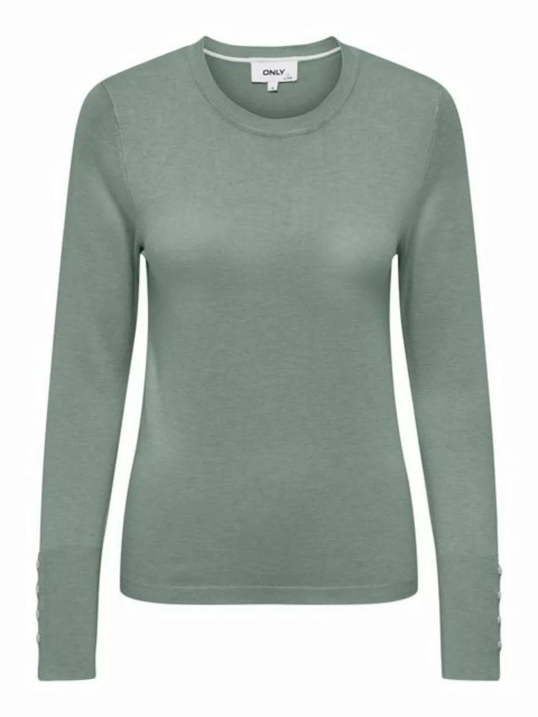 ONLY Rundhalspullover ONLJULIE LIFE LS BUTTON O-NECK CC KNT günstig online kaufen