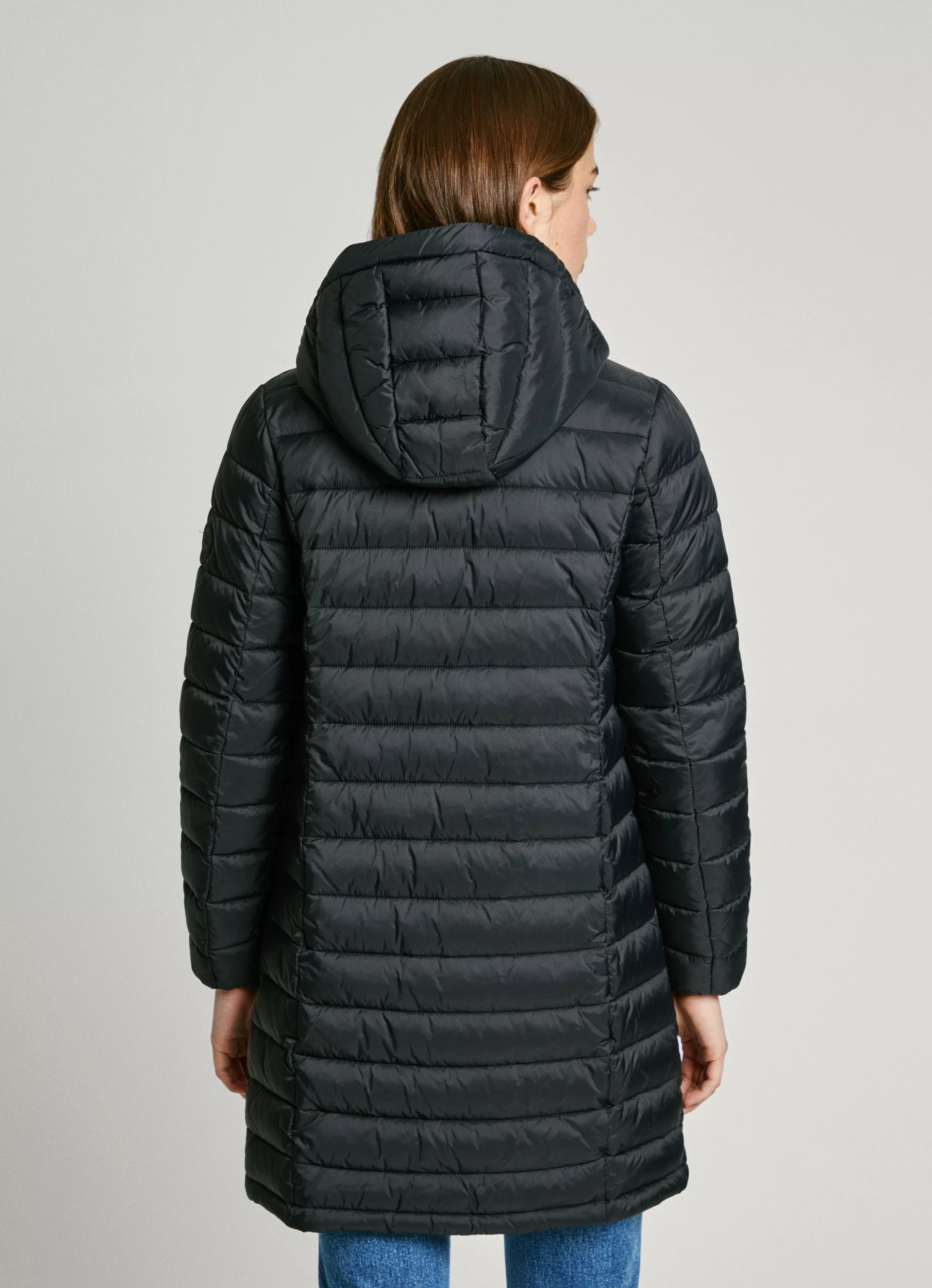 Pepe Jeans Outdoorjacke "AMMY LONG", mit Kapuze, mit abnehmbarer Kapuze günstig online kaufen