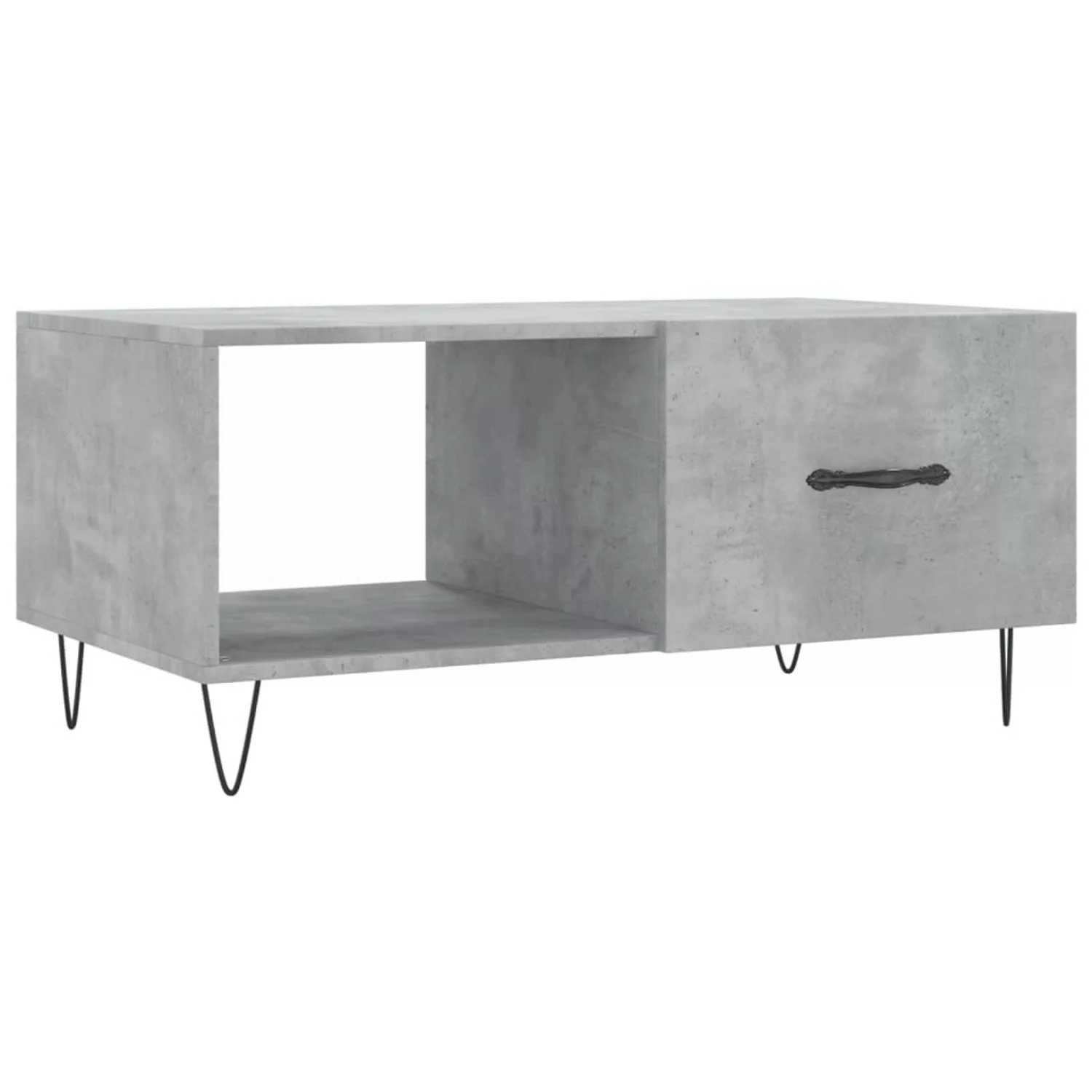 vidaXL Couchtisch Betongrau 90x50x40 cm Holzwerkstoff Modell 15 günstig online kaufen