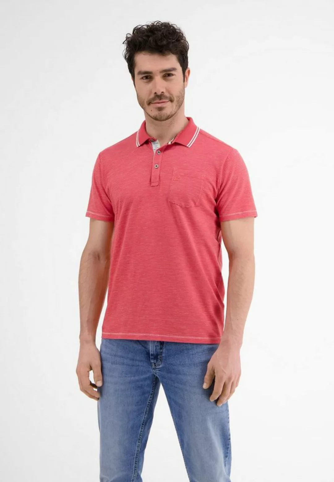 LERROS Poloshirt "LERROS Poloshirt mit Finelinerstreifen" günstig online kaufen