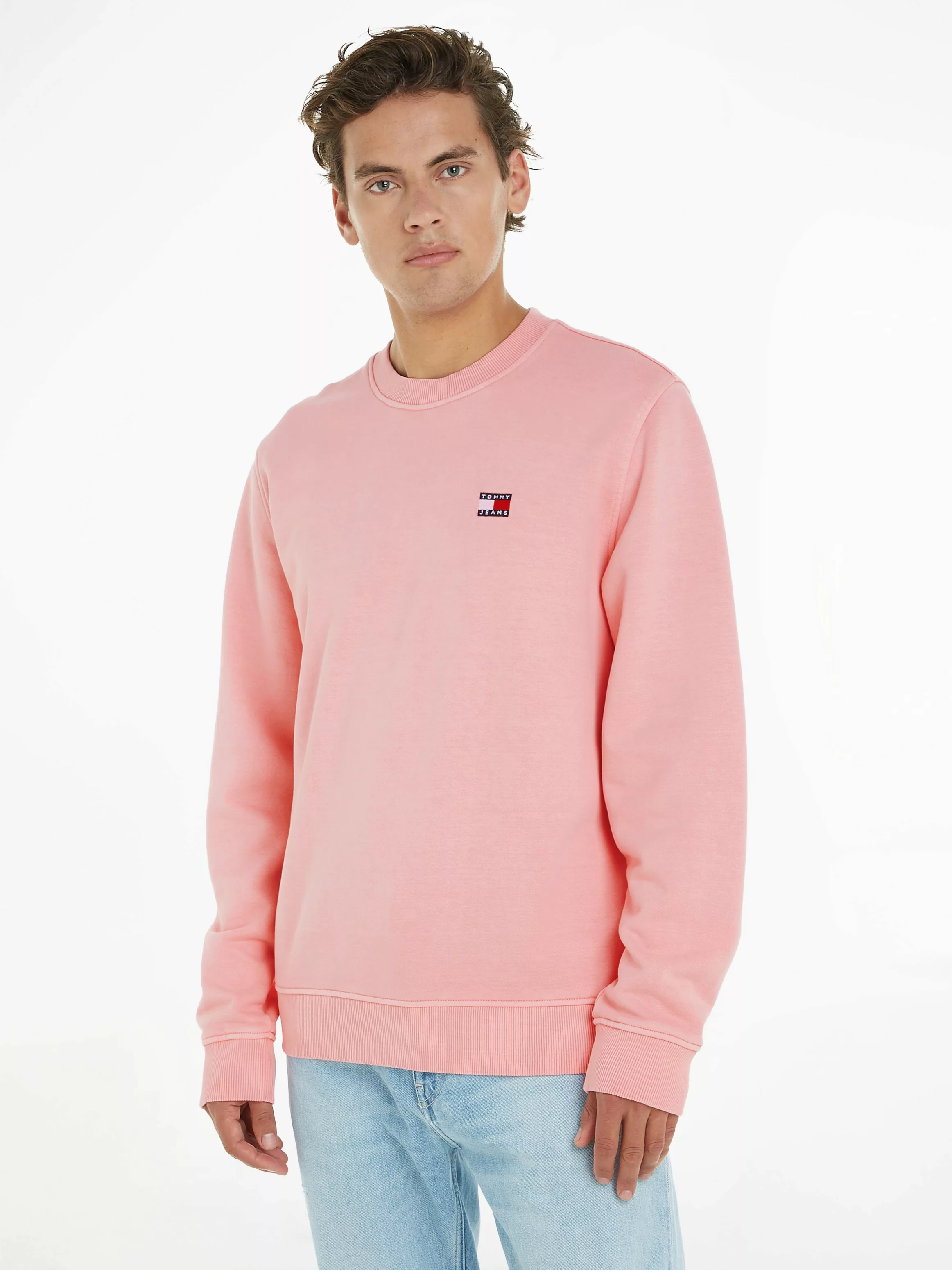 Tommy Jeans Sweatshirt "TJM REG WASHED BADGE CREW" günstig online kaufen