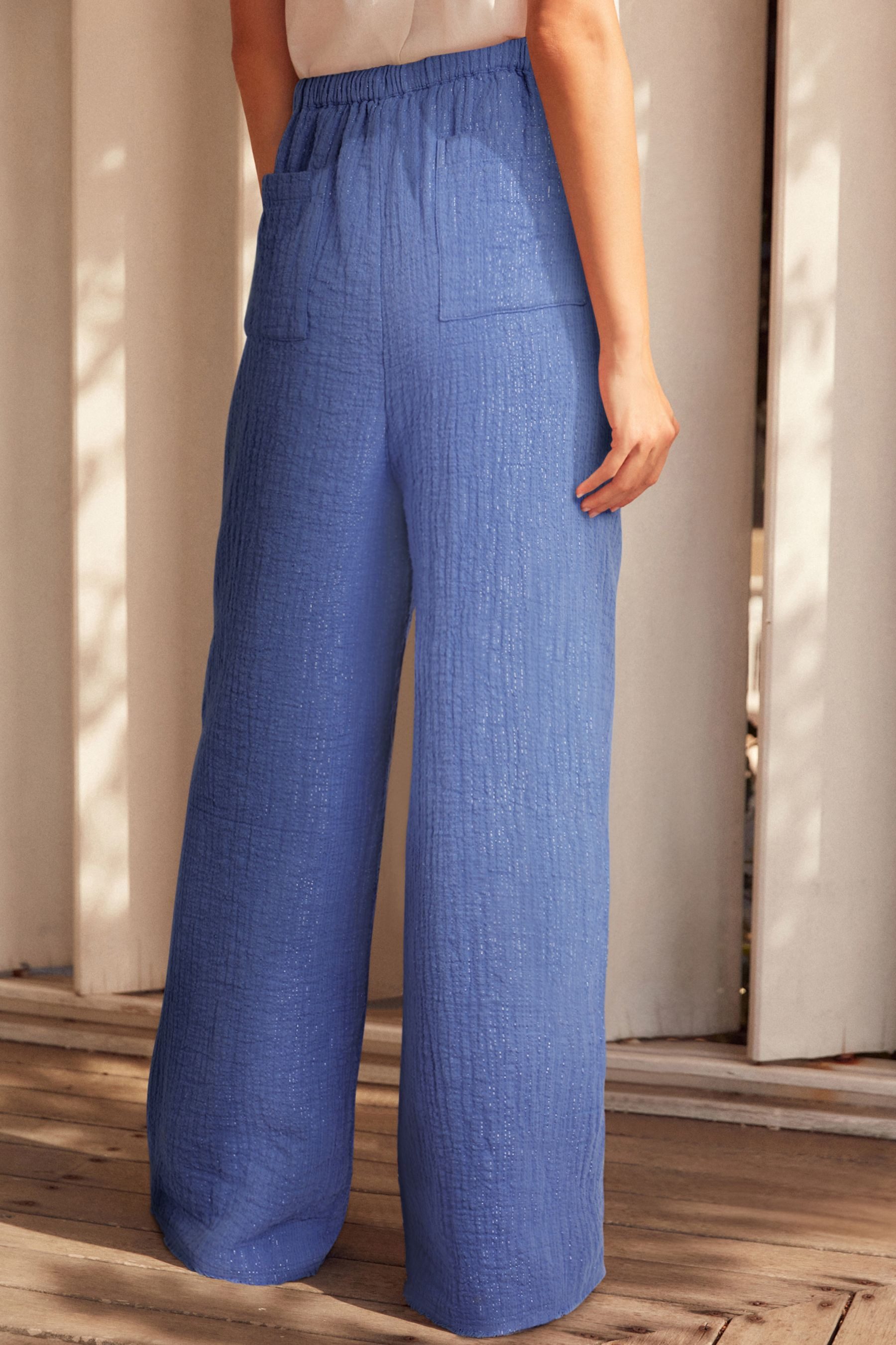 Next Palazzohose Hose aus Baumwolle mit günstig online kaufen